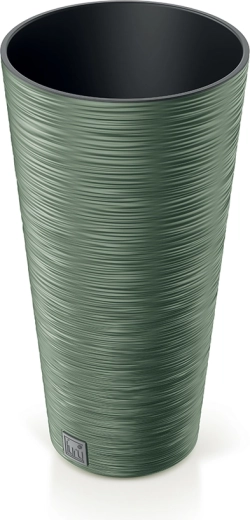 Cache-pot Furu Slim 25 cm – vert terreux