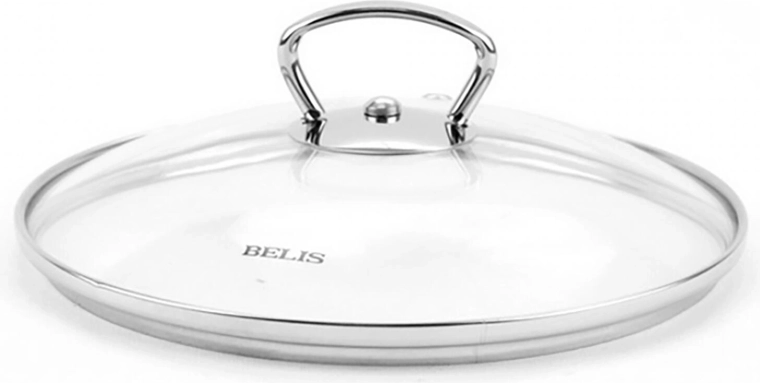 Couvercle en verre 24 cm avec poignée en inox