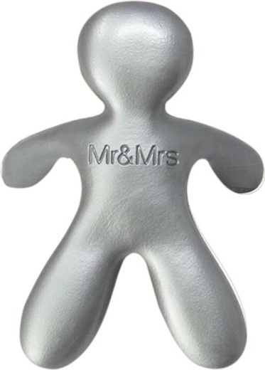 Parfum de voiture Mr & Mrs Fragrance Cesare Orange & Sandalwood – argenté
