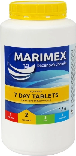 Marimex pastilles de chlore 7 jours pour piscine 1,6 kg