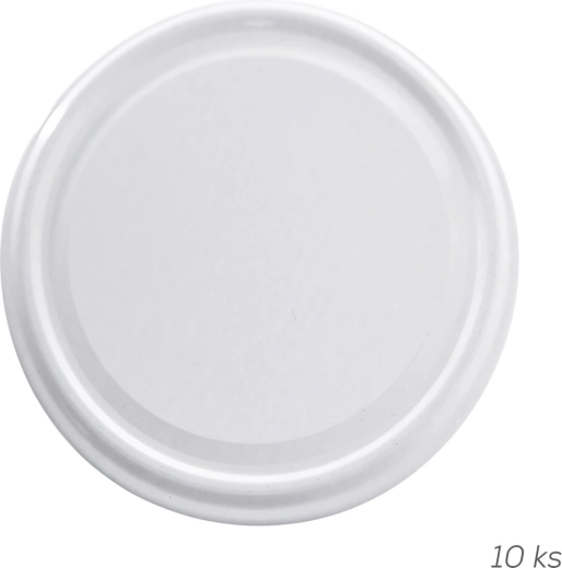 Couvercle métallique 100 mm blanc (10 pcs)