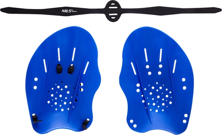 Plaquettes de natation NILS Aqua bleues