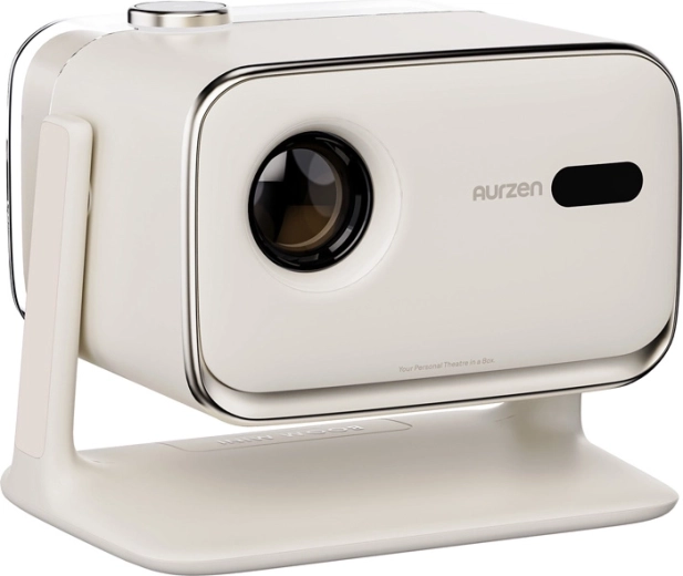 Mini projecteur Aurzen Boom avec Full HD, Google TV et Dolby Audio