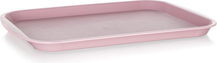 Plateau de service en plastique rose 35 × 26 cm Culinaria