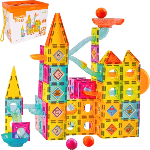 Jeu de construction magnétique pour enfants 139 pièces
