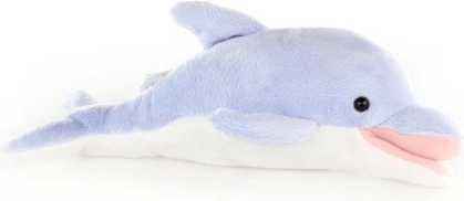 Dauphin en peluche bleu clair 25 cm