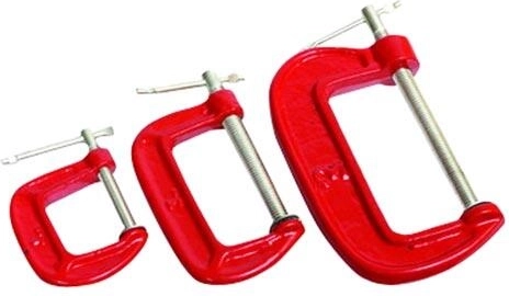 Ensemble de serre-joints en G métalliques 25, 50 et 75 mm