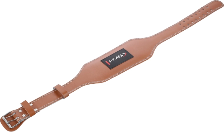 Ceinture d’haltérophilie en cuir HMS pour squats et soulevés de terre