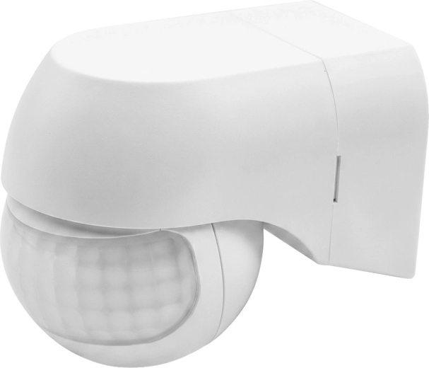 Capteur de mouvement infrarouge PIR Maclean 180° pour commande automatique de l’éclairage 12–24 V DC