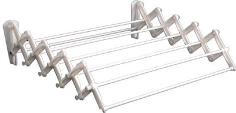 Étendoir à linge accordéon Praktik 60 cm blanc