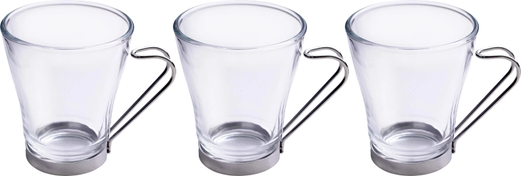 Mug en verre Bombon 230 ml, lot de 3 pièces