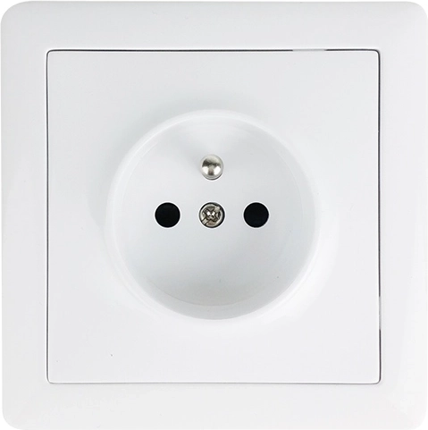 Prise Solight Slim blanche