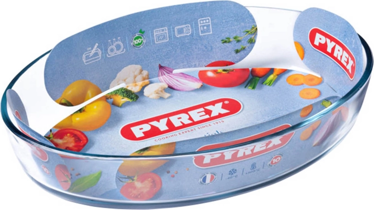 Plat oval de cuisson PYREX 2,2 l verre 30 × 21 × 6 cm
