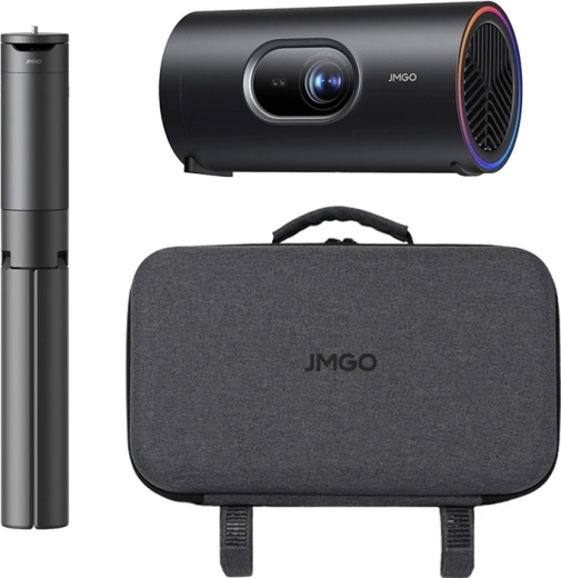 JMGO PicoPlay+ projecteur portable avec trépied et batterie