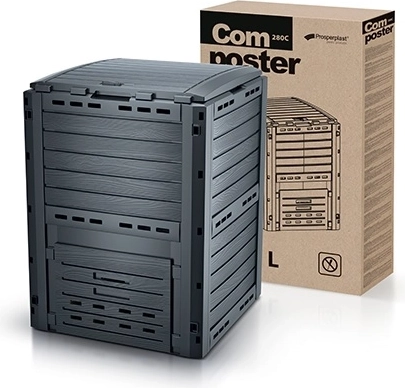 Composteur Compogreen Woody 280 l anthracite