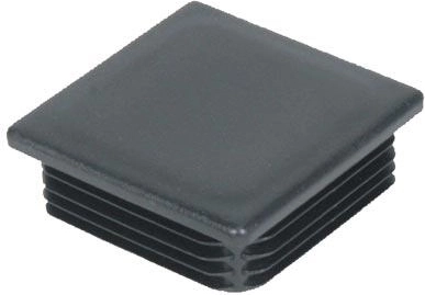 Bouchon carré 70 mm en LDPE, noir