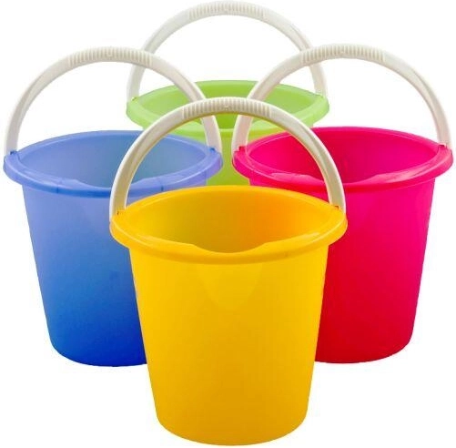 Seau avec bec verseur 10 l – assortiment de couleurs