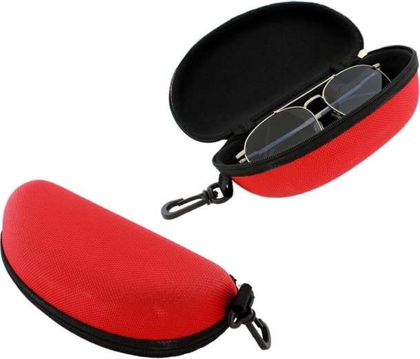 Ag177f étui rigide pour lunettes rouge