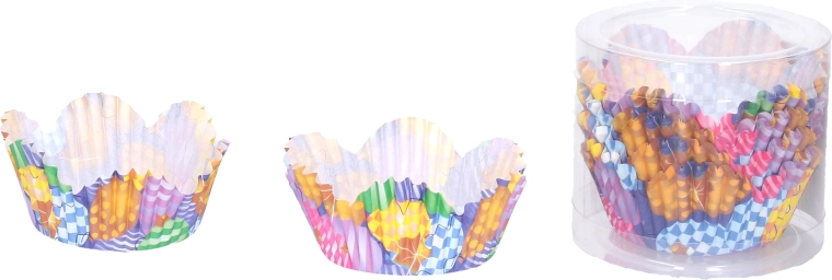 Caissettes pâtissières colorées 11,5 cm – lot de 100 pièces