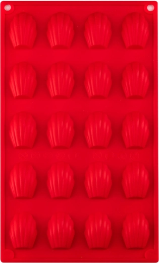 Moule en silicone pour petits fours traditionnels tchèques, 20 pièces, rouge Culinaria