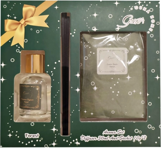 Coffret de diffuseurs parfumés 30 millions + sachet Guna Home - Forêt
