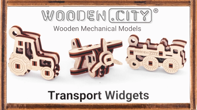 Puzzle 3D en bois - gadgets de transport
