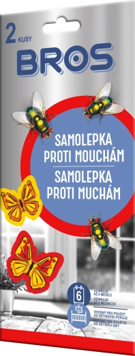 Bros autocollants contre les mouches 2 pcs