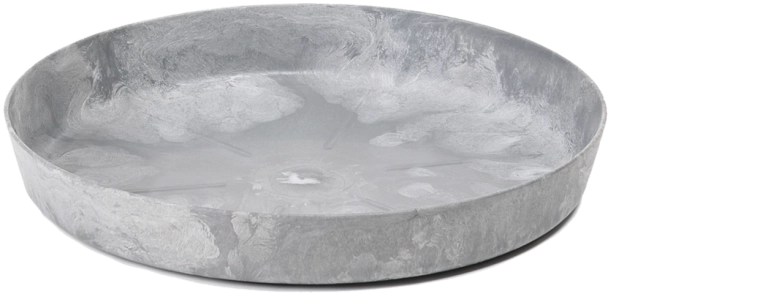 Socle pour pots Magnolia en béton gris LAMELA