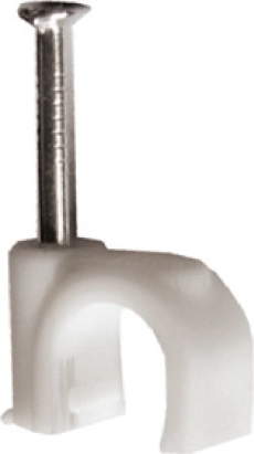 Attaches-câbles Solight 8 mm blanches (100 pièces)
