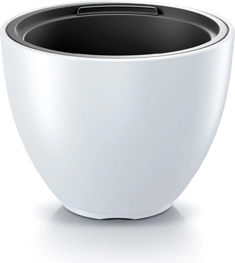 Pot de fleurs avec insert 56,9 cm blanc