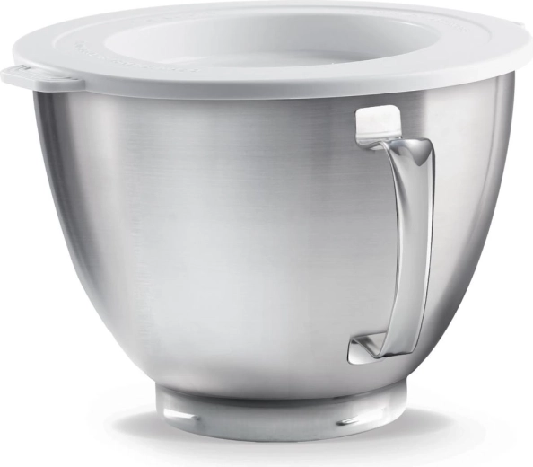 Bol en acier inoxydable Sencor avec couvercle de 4,5 l pour robots de cuisine STM