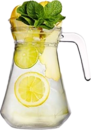 Seau à glace en verre avec pinces 1,3 l