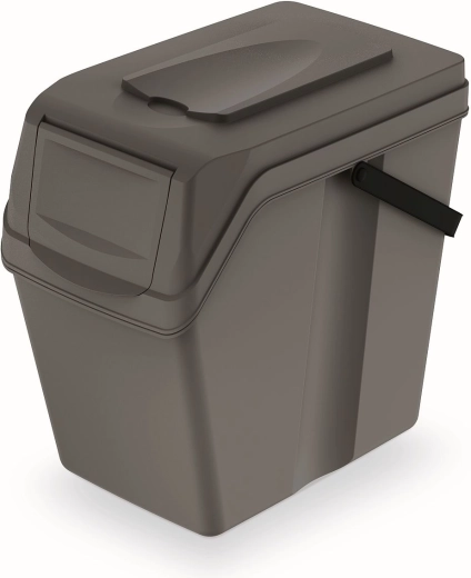 Poubelle de tri Sortibox II 25 l – pierre grise