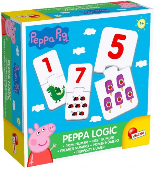 Peppa Pig puzzle en deux pièces pour tout-petits
