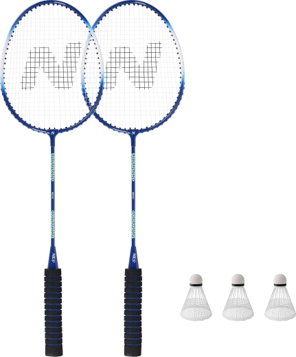 Set de raquettes de badminton NILS NRZ2052 – 2 raquettes, 3 volants et housse