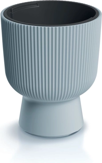 Cache-pot Milly avec insert 24 cm gris clair