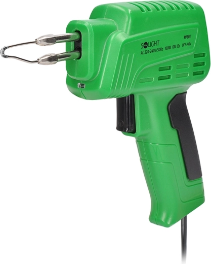 Pistolet à souder Solight 100 W – kit en mallette
