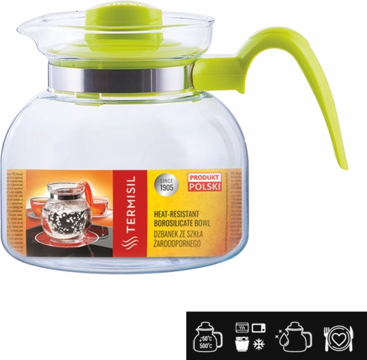 Pichet en verre résistant à la chaleur Termisil Maja 1,5 l