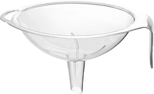 Grand entonnoir en plastique Titiz pour un transvasement précis