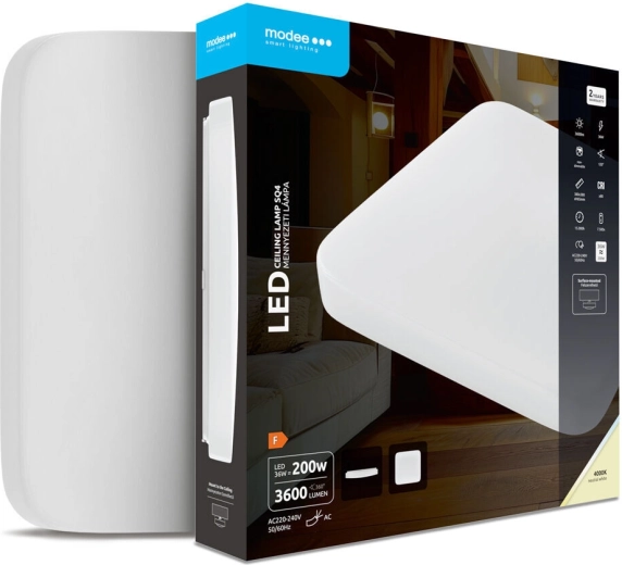 Plafonnier LED carré Modee SQ4 36 W 4000 K 3600 lm