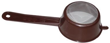 Passoire à mailles fines 8 cm avec poignée, plastique, assortiment de couleurs