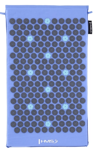 Tapis d’acupression pour massage et relaxation, bleu