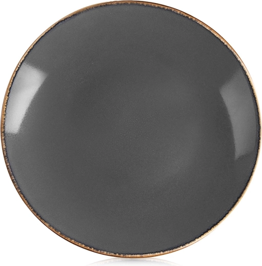 Assiette à dessert en céramique grise Glaze 20,5 cm