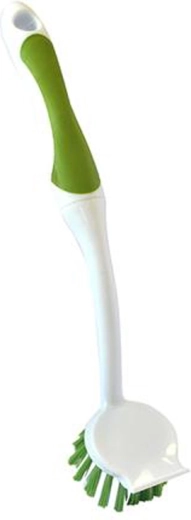 Brosse ronde pour vaisselle TORO – vert et blanc