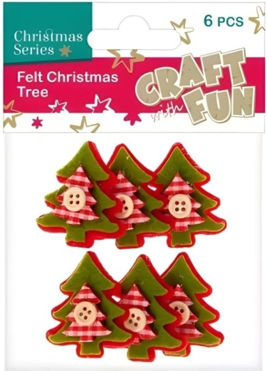 Décoration de Noël en feutre – petit sapin