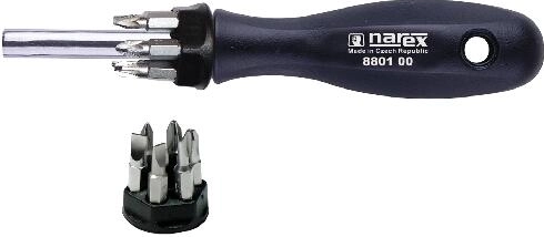 Tournevis magnétique avec ensemble de 12 embouts