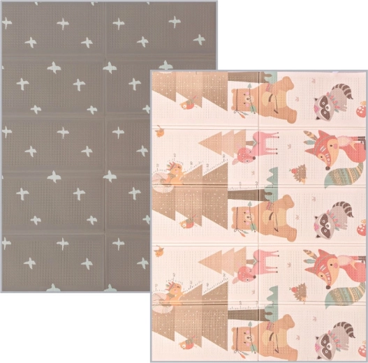 Nanna tapis de jeu pliable en mousse double face 200 × 150 cm ours