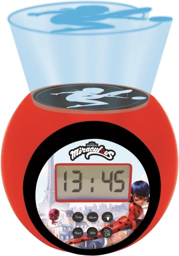Réveil pour enfants Ladybug Magique avec projecteur