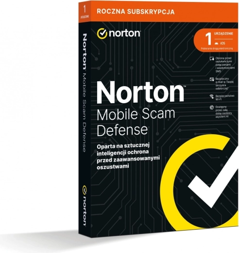 Norton Mobile Scam Defense – protection anti-arnaques pour mobile (1 appareil / 1 an)