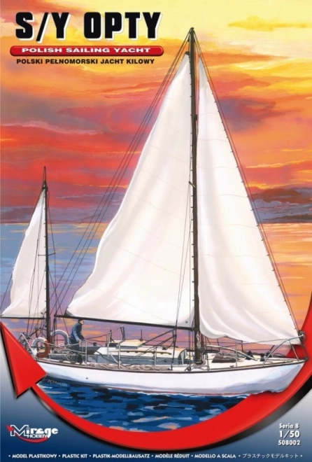 Maquette du yacht S/Y Opty